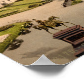 スコットランド，グラスゴー，ジョージ・スクエア ポスター (角)