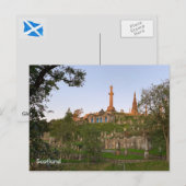 スコットランド、グラスゴー・ネクロポリス、グラスゴー、スコットランド ポストカード (正面/裏面)