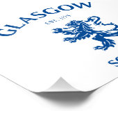 スコットランド，グラスゴー フォトプリント            (角)