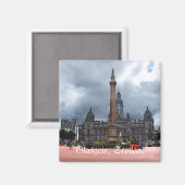 スコットランド，グラスゴー マグネット (正面/裏面)