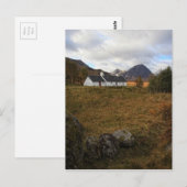 スコットランド，グレンコー，ブラックロックコテージ ポストカード (正面/裏面)