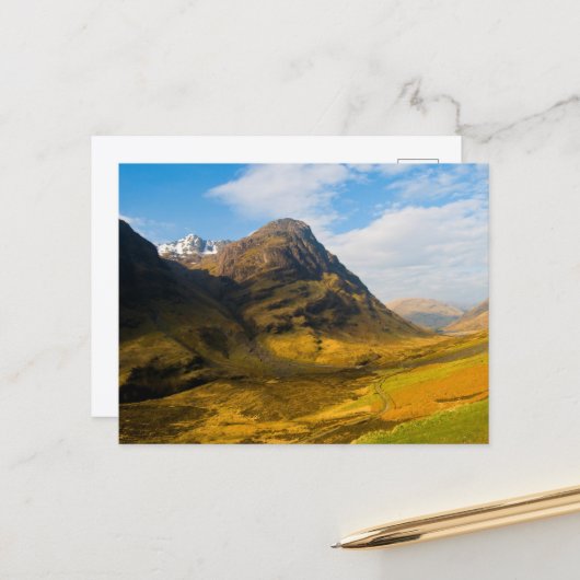 スコットランド グレン・コー 絵葉書 ポストカード (正面/裏面インサイチュ)