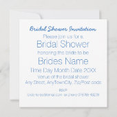 スコットランド ケルトスタイルの結婚式 シスル テーマ ブライダル ショー 招待状 (裏面)