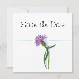 スコットランド ケルトスタイルの結婚式 ショウブ テーマ Save the Date 招待状