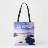 スコットランド・ゲール語のカスタマイズ可能な水彩画のトートバック トートバッグ (正面)