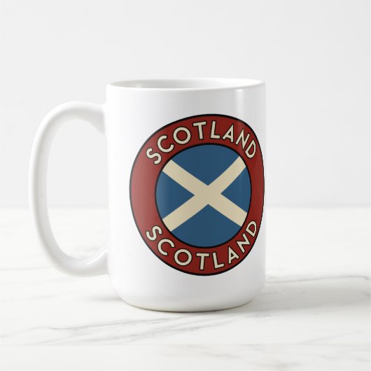 スコットランド コーヒーマグカップ (左)