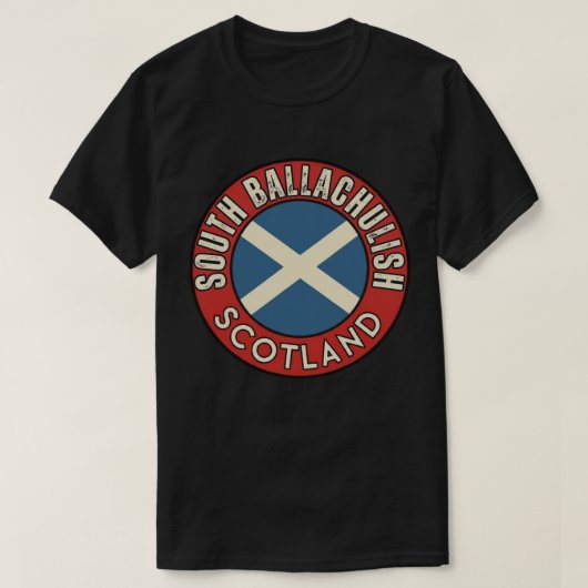 スコットランド サウスバラフーリッシュ Tシャツ (デザイン正面)