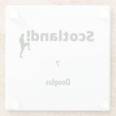 スコットランド サッカー オーダーメイド ガラスコースター (裏面)