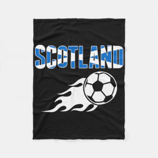 スコットランド サッカー ファン ジャージ - スコットランドの旗 フットビー フリースブランケット