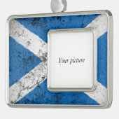 スコットランド シルバープレートフレームオーナメント (左)