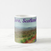 スコットランド、ジュラ海峡の島 コーヒーマグカップ (中央)