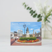 スコットランド，ジョージ・スクエア，グラスゴー ポストカード (スタンド正面)