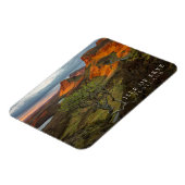 スコットランド、スカイのキリン山脈での日の出 マグネット (左側)