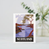 スコットランド、スカイのギリンズ ポストカード (スタンド正面)