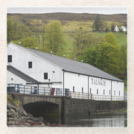 スコットランド、スカイのTaliskerウィスキー蒸留所 ガラスコースター