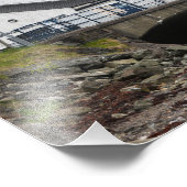 スコットランド、スカイのTaliskerウィスキー蒸留所 フォトプリント (角)