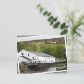 スコットランド、スカイのTaliskerウィスキー蒸留所 ポストカード (スタンド正面)