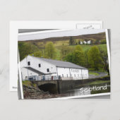 スコットランド、スカイのTaliskerウィスキー蒸留所 ポストカード (正面/裏面)