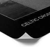 スコットランド、スカイ島ケルト十字 ポスター (角)