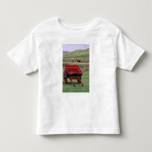 スコットランド、スカイ島、キルミュア。農場の動物 トドラーTシャツ