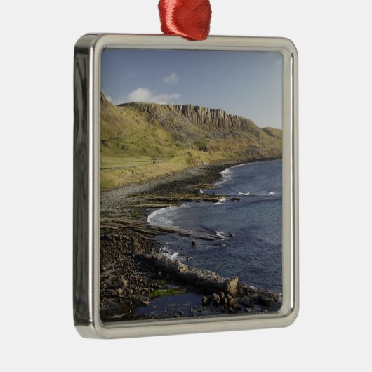 スコットランド·スカイ島·ダンタルムの海岸統一された線 メタルオーナメント (右)