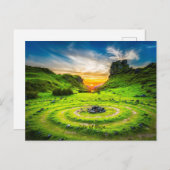 スコットランド、スカイ島 ポストカード (正面/裏面)