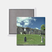 スコットランド、スカイ島、荒廃した教会 マグネット (正面/裏面)