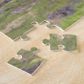 スコットランド，スコットランド，ハイランズ，スコットランドのローンスコティッシュバグパイパー ジグソーパズル (側面)