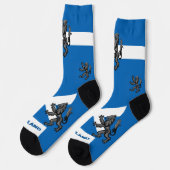 スコットランド，スコットランド，横行する愛国心 ソックス (左)