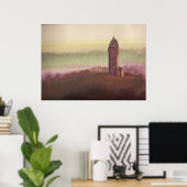 スコットランド、スターリングのウォレス記念碑 ポスター (ホームオフィス)