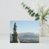 スコットランド・スターリング王ロバート・ザ・ブルース ポストカード (スタンド正面)