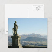 スコットランド・スターリング王ロバート・ザ・ブルース ポストカード (正面/裏面)