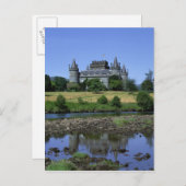 スコットランド、ストラスクリードのインヴァラリー城 ポストカード (正面/裏面)