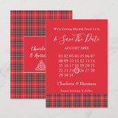 スコットランド タートルン プライド ケルト シンボル 結婚式 セーブザデート (正面/裏面)