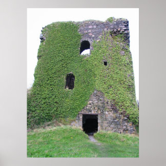 スコットランド、ダノリー城大番ベイ ポスター