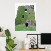 スコットランド、ダノリー城大番ベイ ポスター (ホームオフィス)