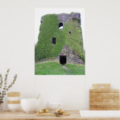 スコットランド、ダノリー城大番ベイ ポスター (キッチン)