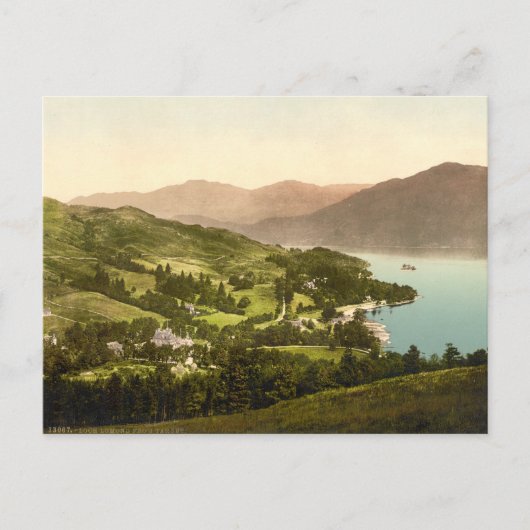 スコットランド、ダンバートン、ロッホロモンド ポストカード (正面)