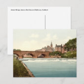 スコットランド、ダンフリットとゲロウェイのアナン橋 ポストカード (正面/裏面)