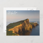 スコットランド – ニスト灯台はがき ポストカード (正面/裏面)