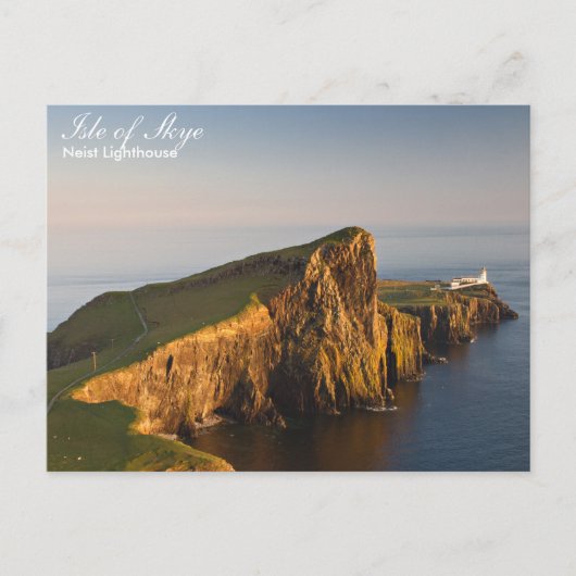 スコットランド – ニスト灯台はがき ポストカード (正面)
