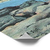 スコットランド、ノース・バーウィックのバスロック。 ポスター (角)