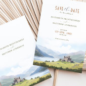 スコットランド・ハイランドの素敵な目的地 招待状