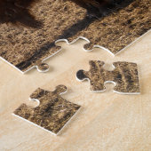 スコットランド、ハイランドキャトルブル ジグソーパズル (側面)