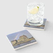 スコットランド、ハイランド、西ロス、アイレンドナン ストーンコースター (横)