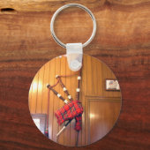 スコットランド バグパイプ タートル プライド ミュージカル インストゥルメント キーホルダー (正面)