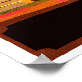 スコットランド、バスで旅行、ヴィンテージポスター ポスター (角)