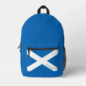 スコットランド、バックパック、スコットランド国旗/愛国心 プリントバックパック (正面)