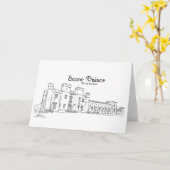 スコットランド，パース，スコーンパレス カード (黄色い花)