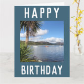 スコットランド、ビュート島のサニーケームズベイ カード (黄色い花)